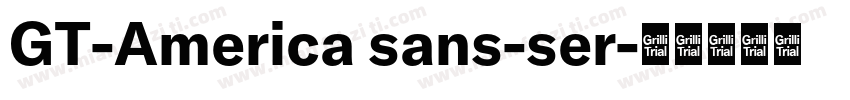 GT-America sans-ser字体转换